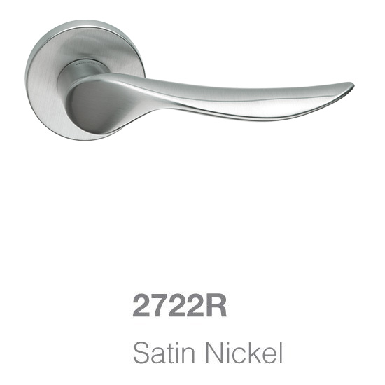 Door Handle 2700R Satin Nickel
