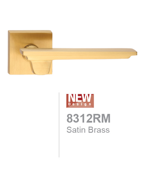 8300R door handle Satin Brass