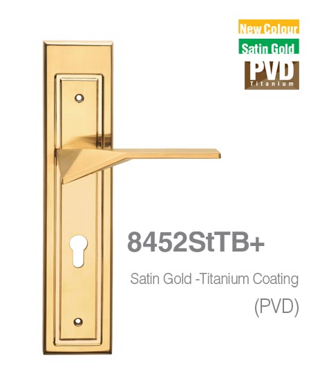 8452StTB+-satin-Gold door handle